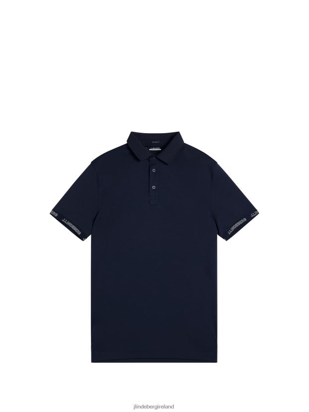 J.Lindeberg Men Guy Polo Navy Clothing BXV8X4286