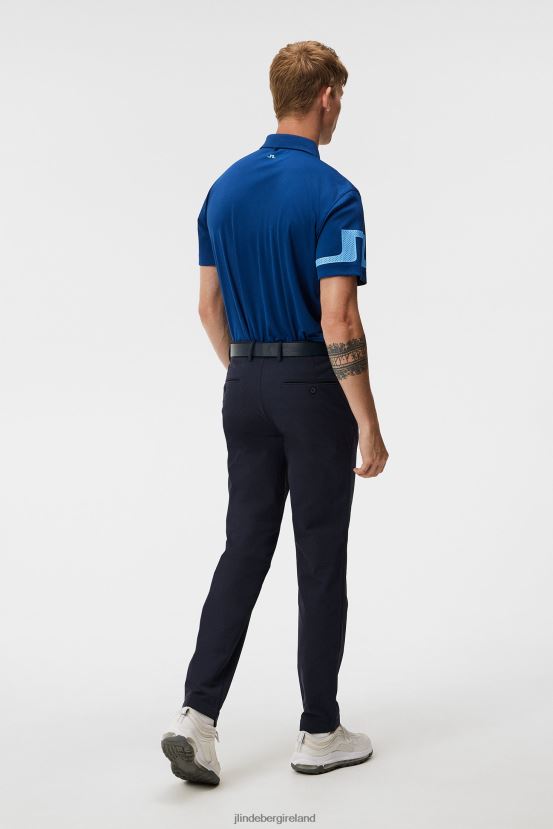 J.Lindeberg Men Heath Polo Estate Blue Clothing BXV8X4122