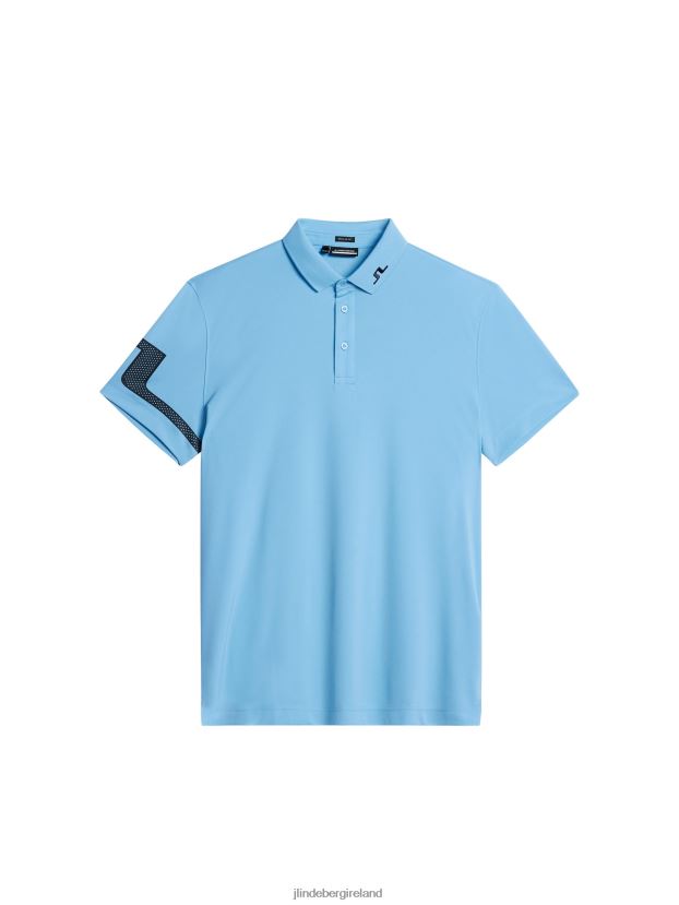 J.Lindeberg Men Heath Polo Little Boy Blue Clothing BXV8X4124