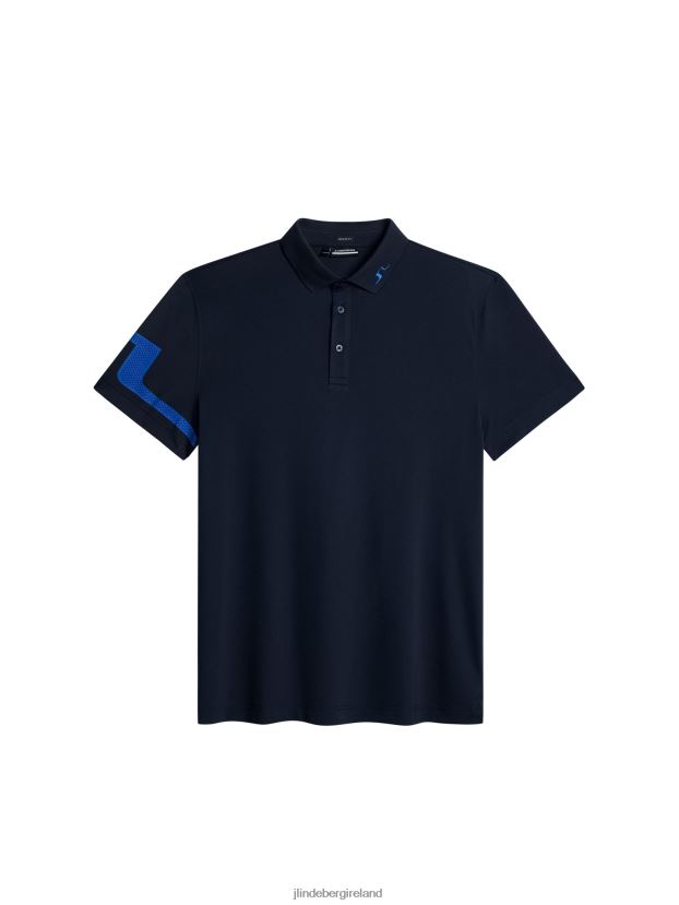 J.Lindeberg Men Heath Polo Navy Clothing BXV8X4126