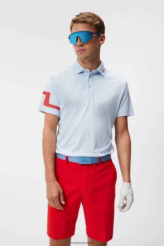 J.Lindeberg Men Heath Polo Skyway Clothing BXV8X4125 - Click Image to Close