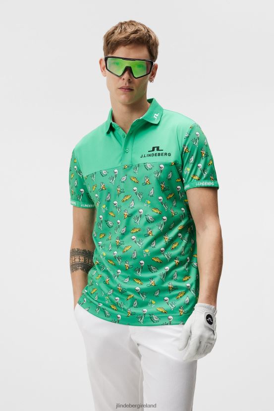 J.Lindeberg Men Jeff Nyc Golf Polo Blarney Clothing BXV8X4192