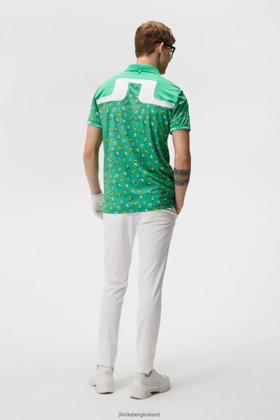 J.Lindeberg Men Jeff Nyc Golf Polo Blarney Clothing BXV8X4192