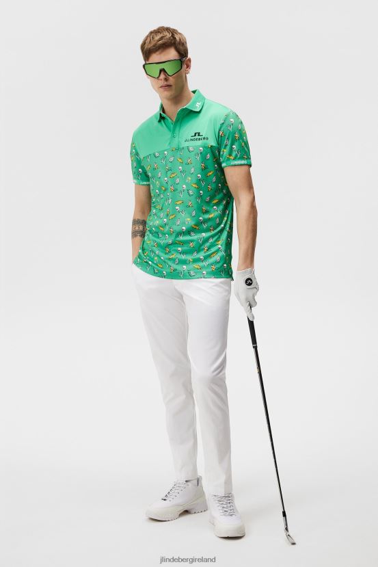 J.Lindeberg Men Jeff Nyc Golf Polo Blarney Clothing BXV8X4192