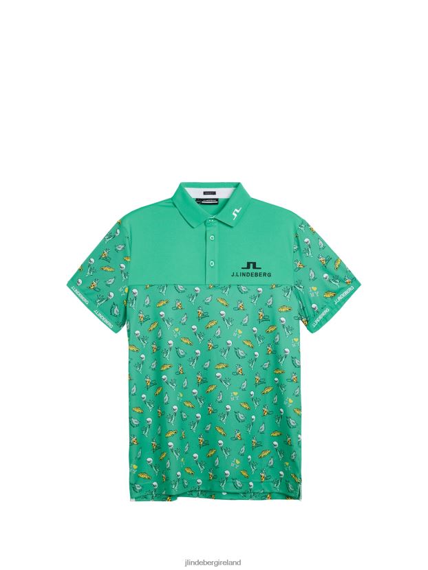 J.Lindeberg Men Jeff Nyc Golf Polo Blarney Clothing BXV8X4192