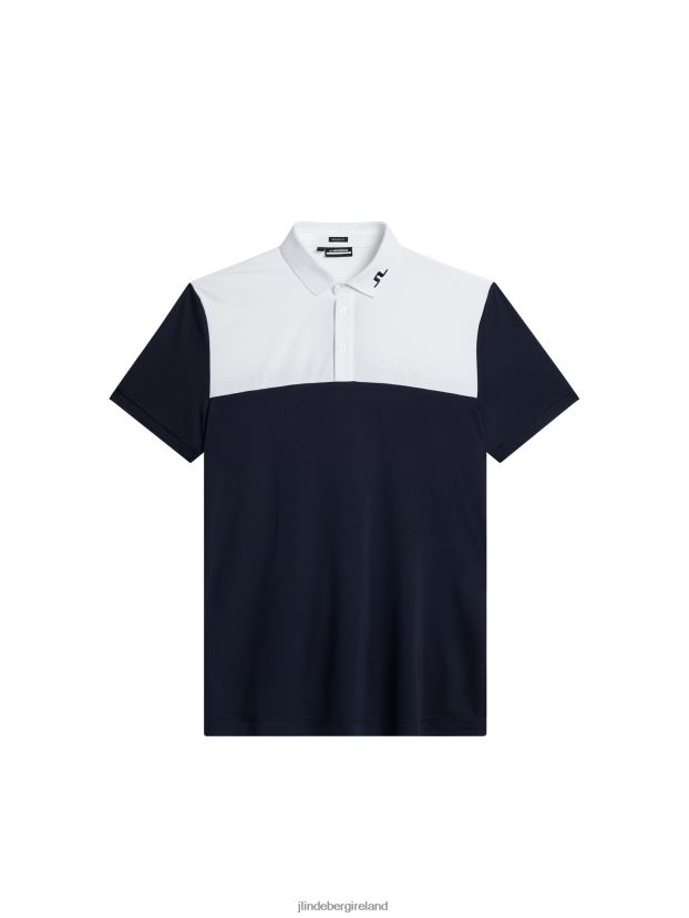 J.Lindeberg Men Jeff Polo White Clothing BXV8X4119