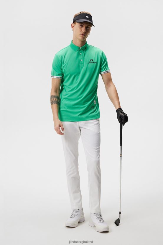 J.Lindeberg Men Kv Nyc Golf Polo Blarney Clothing BXV8X4198