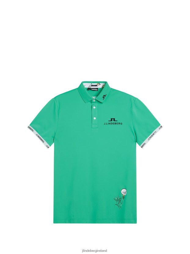 J.Lindeberg Men Kv Nyc Golf Polo Blarney Clothing BXV8X4198