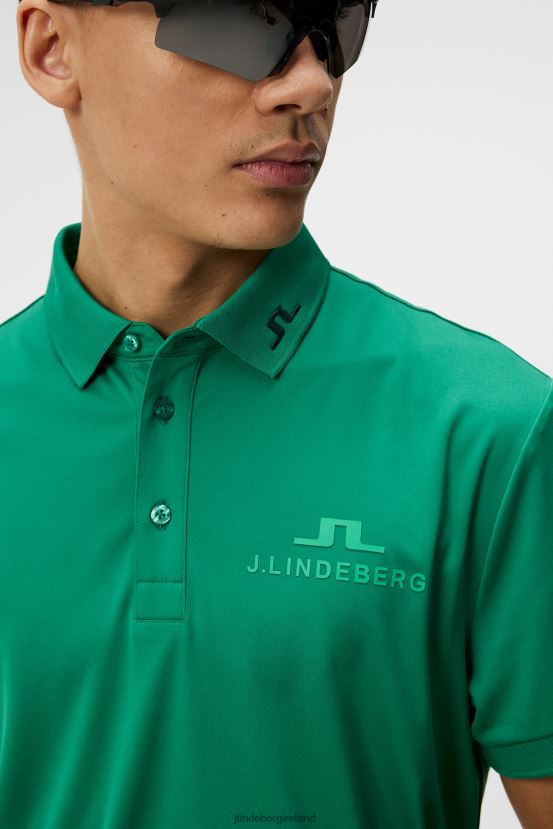 J.Lindeberg Men Kv Players Golf Polo Bosphorus Clothing BXV8X4196