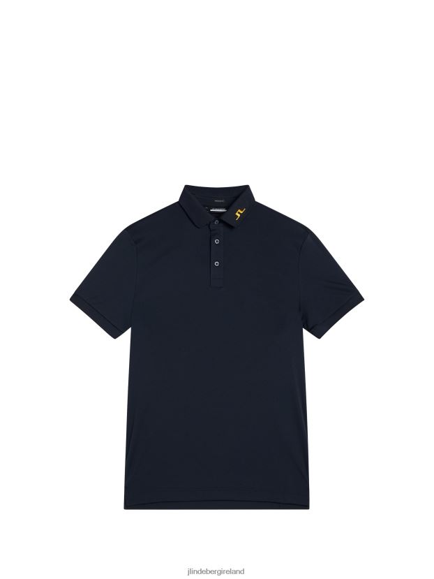 J.Lindeberg Men Kv Polo Citrus Clothing BXV8X4278