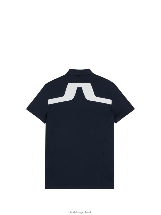 J.Lindeberg Men Kv Polo Navy Clothing BXV8X4283