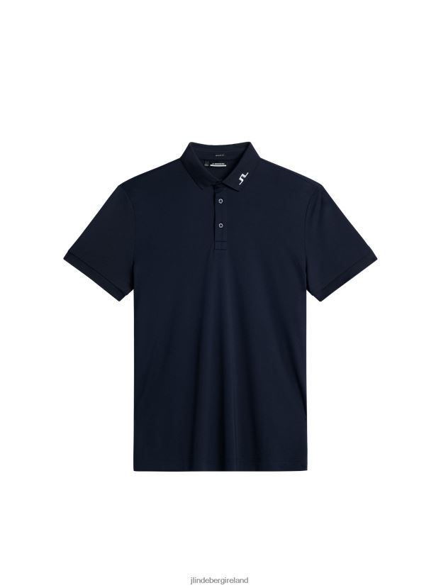 J.Lindeberg Men Kv Polo Navy Clothing BXV8X482