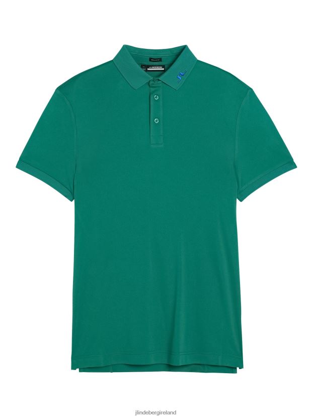 J.Lindeberg Men Kv Polo Proud Peacock Clothing BXV8X478