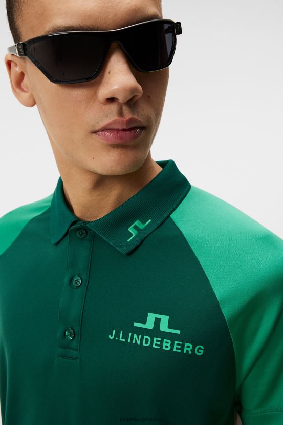 J.Lindeberg Men Lars Players Golf Polo Bosphorus Clothing BXV8X4191