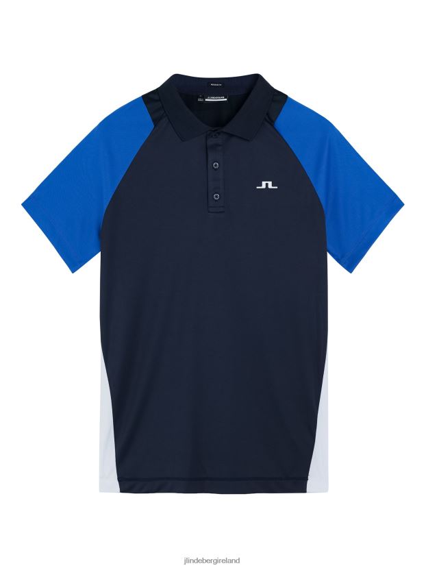 J.Lindeberg Men Lars Polo Lapis Blue Clothing BXV8X4319