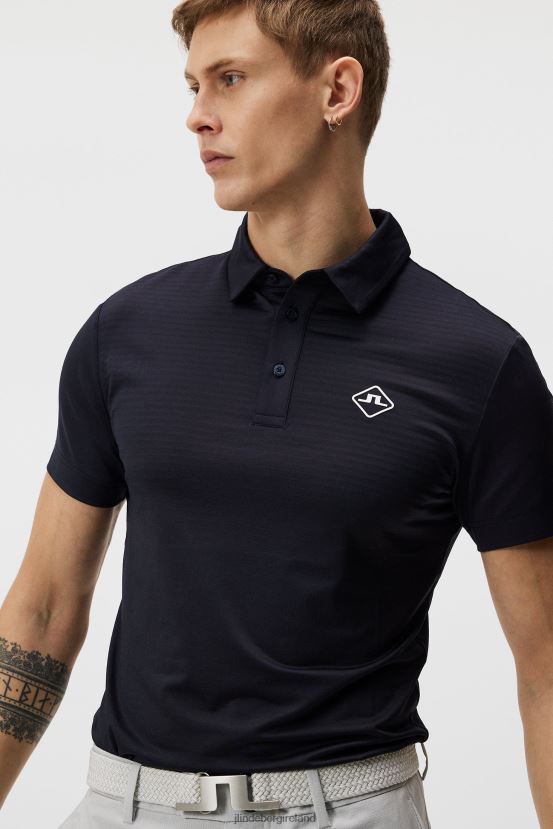 J.Lindeberg Men Lowell Slim Fit Polo Navy Clothing BXV8X4331