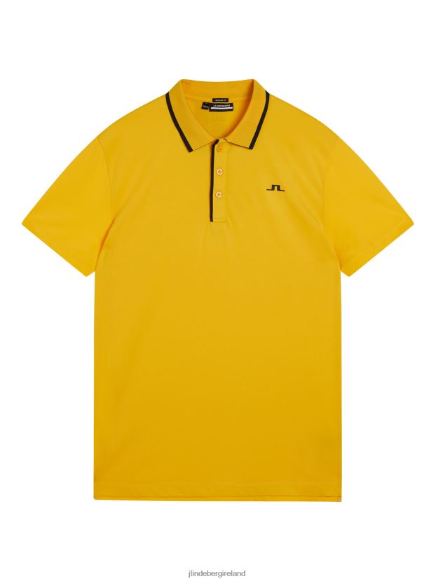 J.Lindeberg Men Luca Polo Citrus Clothing BXV8X4265