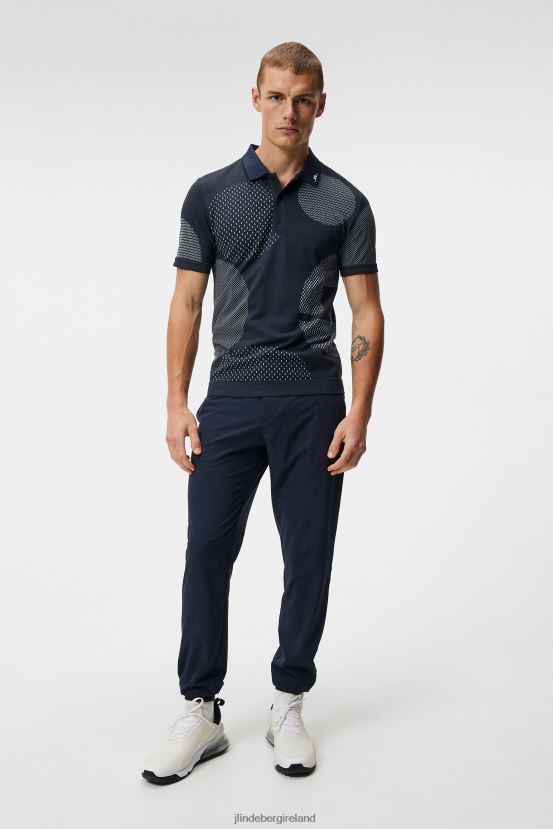 J.Lindeberg Men Nate Seamless Polo Navy Clothing BXV8X4224