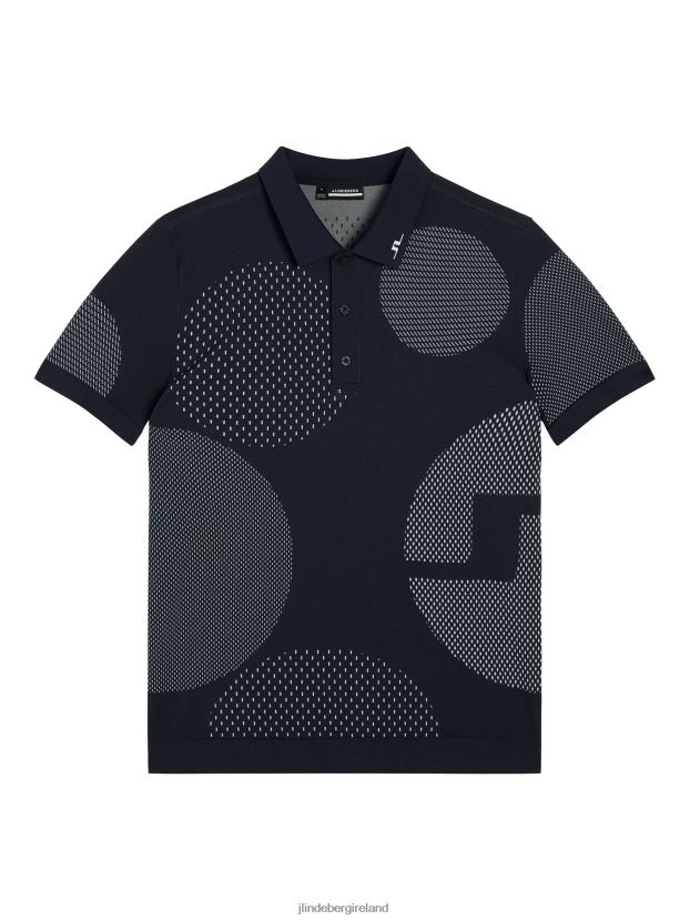 J.Lindeberg Men Nate Seamless Polo Navy Clothing BXV8X4224