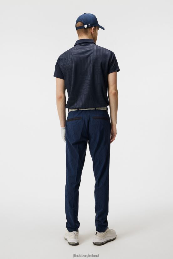 J.Lindeberg Men Peat Polo Navy Clothing BXV8X4260 - Click Image to Close