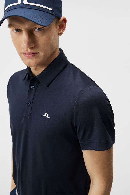 J.Lindeberg Men Peat Polo Navy Clothing BXV8X4260