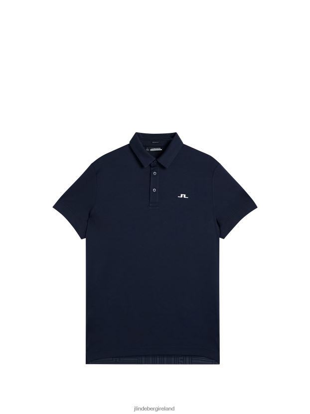 J.Lindeberg Men Peat Polo Navy Clothing BXV8X4260