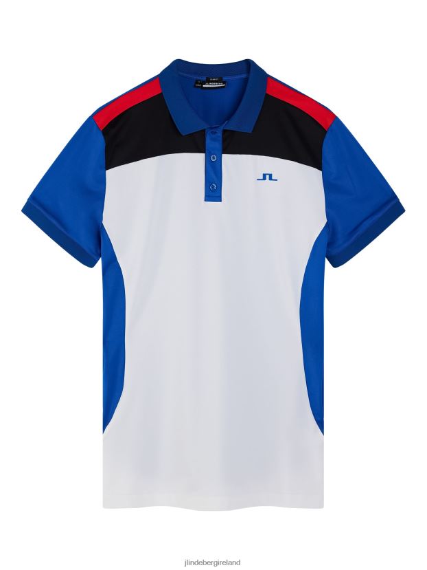 J.Lindeberg Men Roy Slim Polo Lapis Blue Clothing BXV8X4220