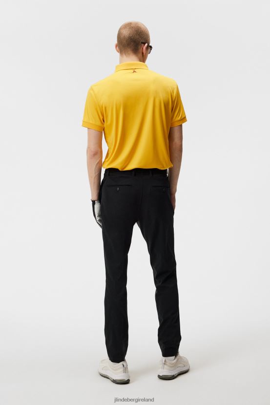 J.Lindeberg Men Tour Tech Polo Citrus Clothing BXV8X4257 - Click Image to Close