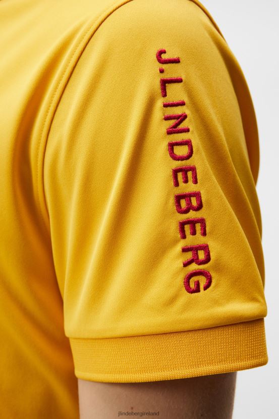 J.Lindeberg Men Tour Tech Polo Citrus Clothing BXV8X4257