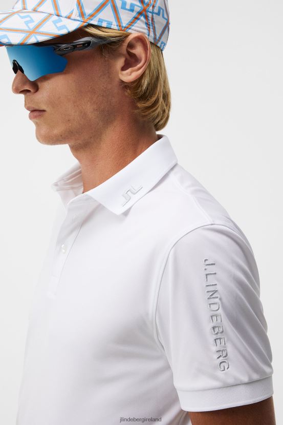 J.Lindeberg Men Tour Tech Polo Light Grey Clothing BXV8X462