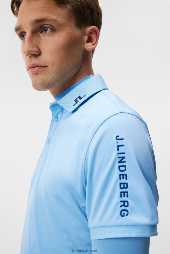 J.Lindeberg Men Tour Tech Polo Little Boy Blue Clothing BXV8X458