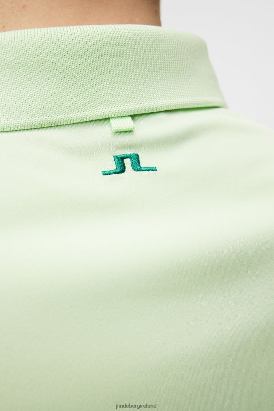 J.Lindeberg Men Tour Tech Polo Patina Green Clothing BXV8X4255