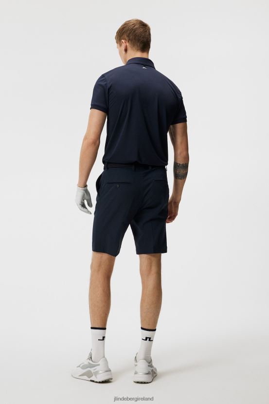 J.Lindeberg Men Tour Tech Slim Polo Navy Clothing BXV8X4236 - Click Image to Close