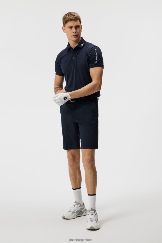 J.Lindeberg Men Tour Tech Slim Polo Navy Clothing BXV8X4236