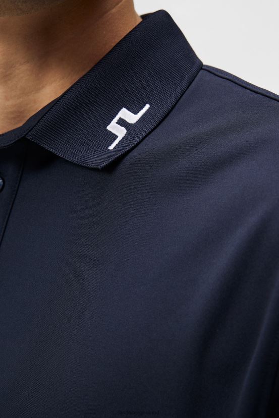 J.Lindeberg Men Tour Tech Slim Polo Navy Clothing BXV8X492