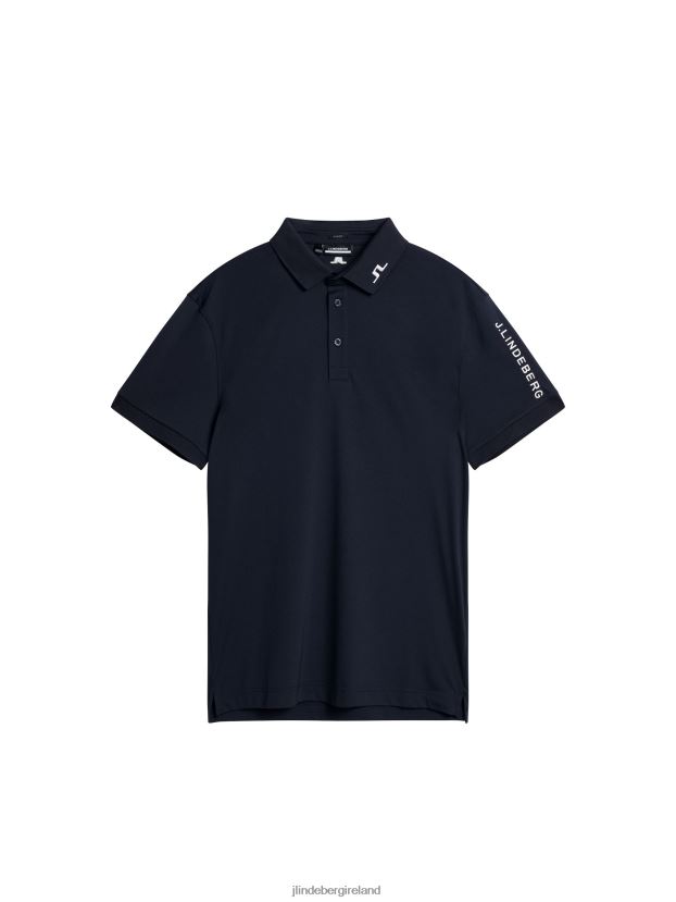 J.Lindeberg Men Tour Tech Slim Polo Navy Clothing BXV8X492