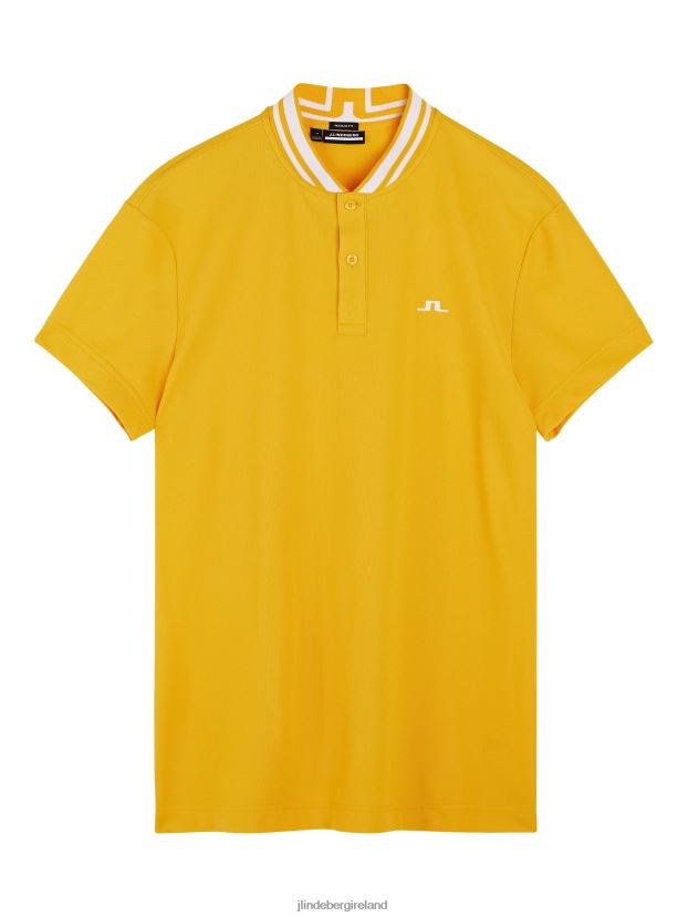 J.Lindeberg Men Tyson Polo Citrus Clothing BXV8X4229