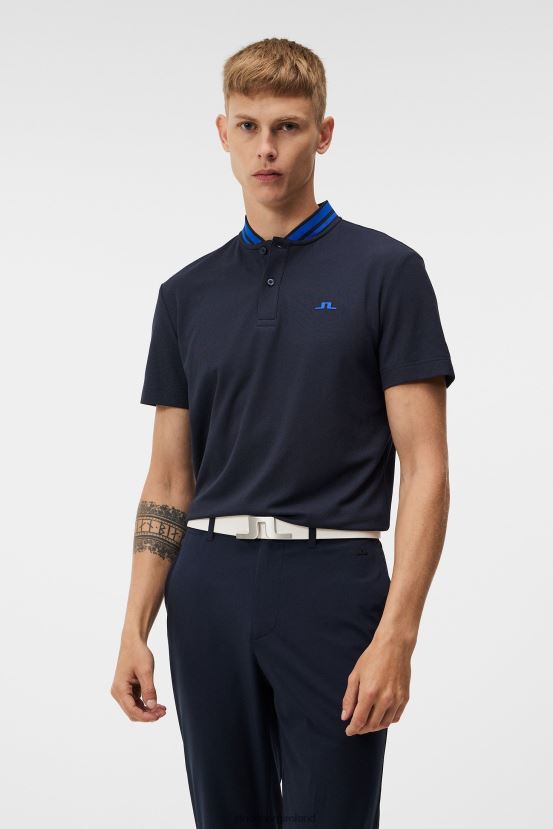 J.Lindeberg Men Tyson Polo Navy Clothing BXV8X4100