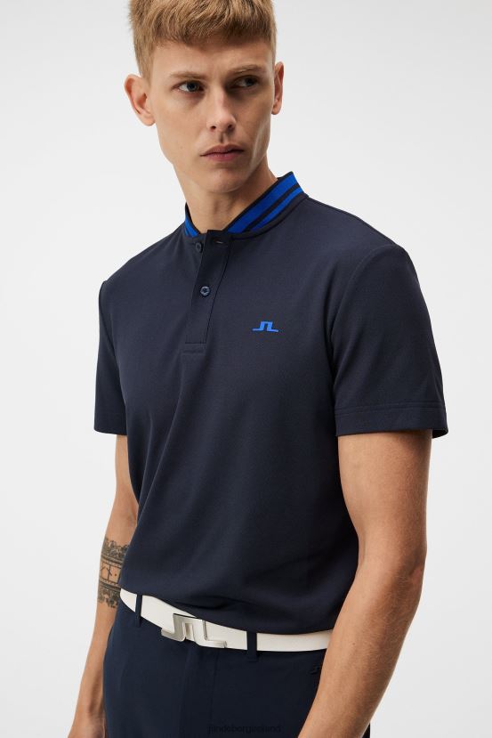 J.Lindeberg Men Tyson Polo Navy Clothing BXV8X4100