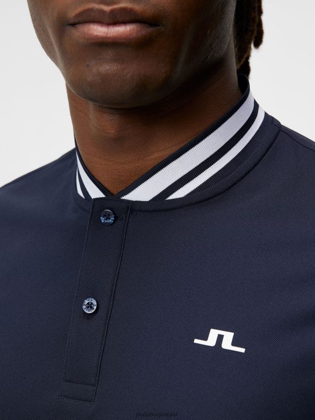 J.Lindeberg Men Tyson Polo Navy Clothing BXV8X4231