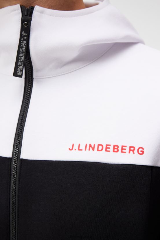 J.Lindeberg Men Jeff Hoodie Black Clothing BXV8X4524