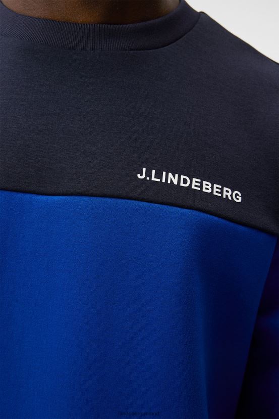 J.Lindeberg Men Jeff Sweatshirt Surf the Web Clothing BXV8X4531