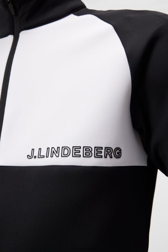 J.Lindeberg Men Lazarus Mid Layer Black Clothing BXV8X4609