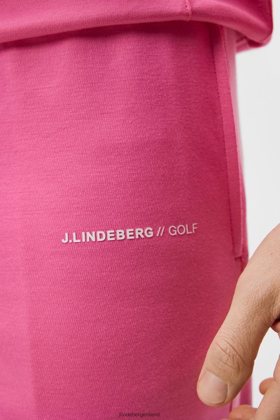 J.Lindeberg Men Logo Shorts Azalea Pink Clothing BXV8X4573