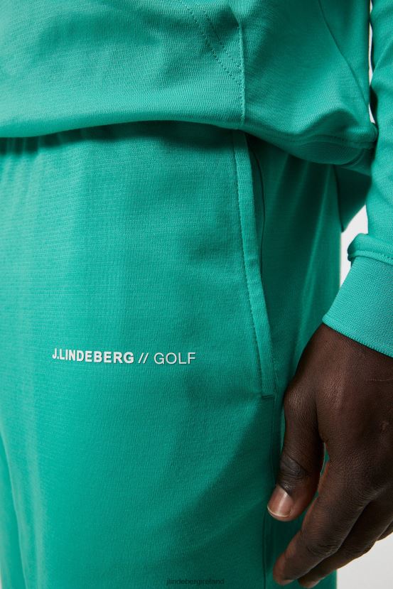 J.Lindeberg Men Logo Shorts Bright Aqua Clothing BXV8X4571