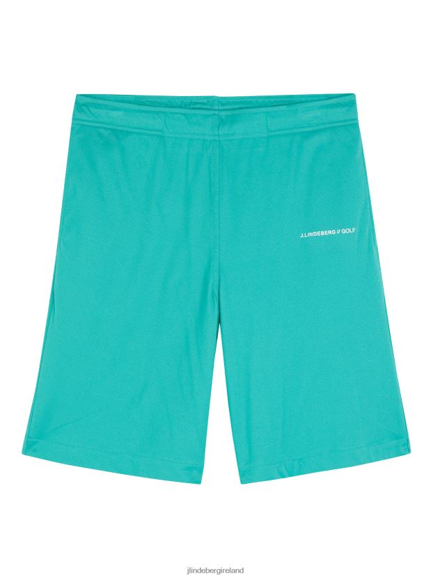 J.Lindeberg Men Logo Shorts Bright Aqua Clothing BXV8X4571