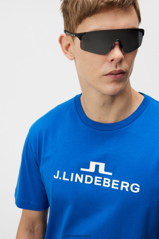 J.Lindeberg Men Alpha T-shirt Lapis Blue Clothing BXV8X4180