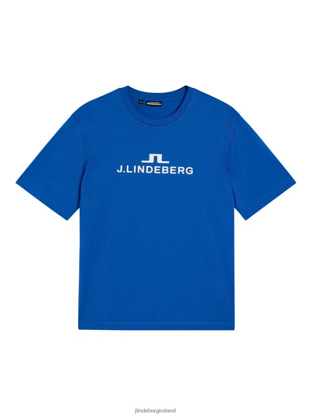 J.Lindeberg Men Alpha T-shirt Lapis Blue Clothing BXV8X4180