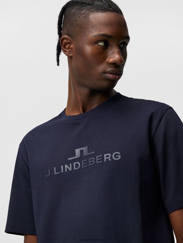 J.Lindeberg Men Alpha T-shirt Navy Clothing BXV8X4178