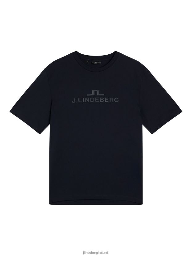 J.Lindeberg Men Alpha T-shirt Navy Clothing BXV8X4178